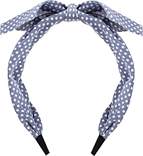 Fragrances, Perfumes, Cosmetics Hairband, FA-5650, blue with white polka dots - Donegal