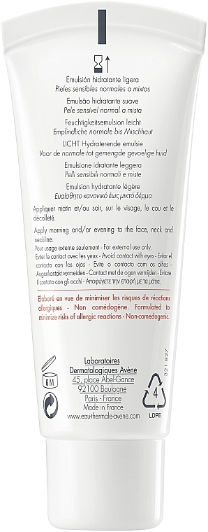 Moisturizing Face Emulsion - Avene Eau Thermale Hydrance Hydrating Emulsion — photo N2