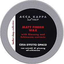 Fragrances, Perfumes, Cosmetics Matte Hair Wax - Acca Kappa Matt Finish Wax