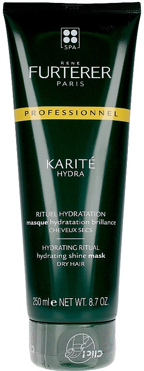 Moisturizing Mask for Dry Hair - Rene Furterer Karite Hydra Hydrating Ritual Hydrating Shine Mask — photo N1