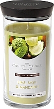 Fragrances, Perfumes, Cosmetics Scented Candle in Glass Jar - The Country Candle Company Town & Country Lime, Basil & Mandarin Candle