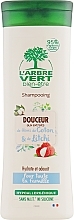 Fragrances, Perfumes, Cosmetics Softening Shampoo with Lychee and Cotton Flower Extracts - L'Arbre Vert Shampoo