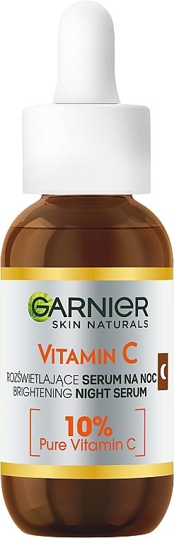 Night Face Serum with Vitamin C - Garnier Skin Naturals Vitamin C Serum — photo N1