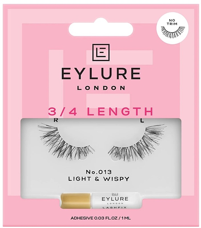 False Lashes #013 - Eylure 3/4 Length Accent Lashes — photo N1