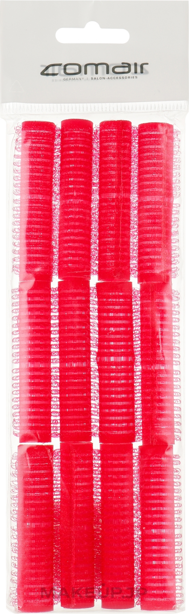 Velcro Plus Curlers Set, 12 pcs, 13mm, red - Comair — photo 12 ЊВ.