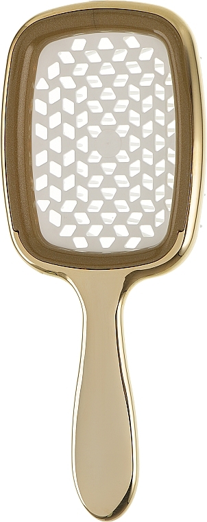 Hair Brush, limited edition, gold-white - Janeke Superbrush Limited Gold — photo N2