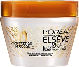 Fragrances, Perfumes, Cosmetics Dry Hair Mask - L'Oreal Paris Elseve Huile Fine De Coco Maska