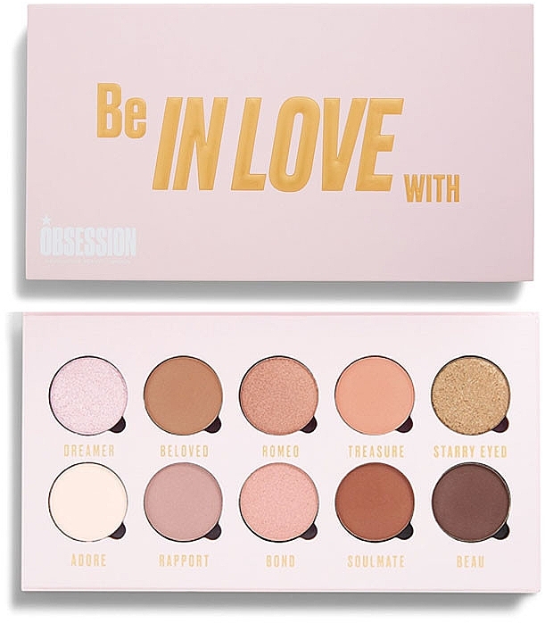 Eyeshadow Palette - Makeup Obsession Be In Love With Eyeshadow Palette — photo N2