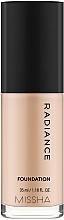 Fragrances, Perfumes, Cosmetics Foundation - Missha Radiance Foundation SPF20/PA++