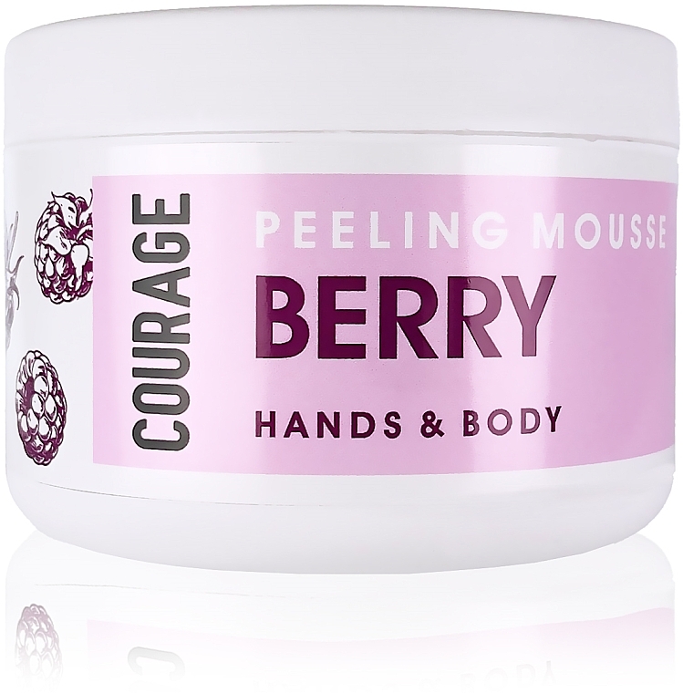 Hand & Body Peeling Mousse "Berry" - Courage Hands&Body Berry Peeling Mousse — photo N1