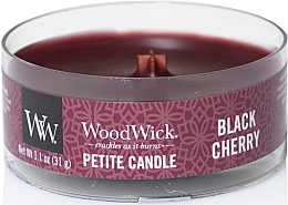 Fragrances, Perfumes, Cosmetics Scented Candle - WoodWick Black Cherry Petite Candle