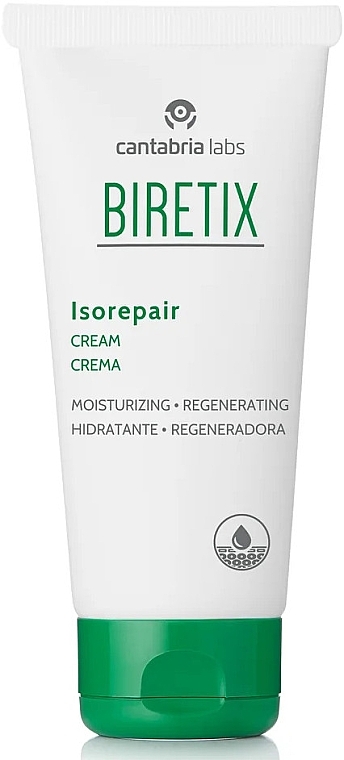 Moisturizing & Regenerating Face Cream - Cantabria Labs Biretix Isorepair Cream — photo N1