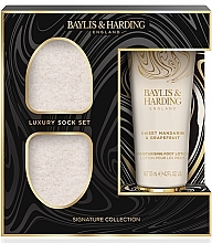 Fragrances, Perfumes, Cosmetics Set - Baylis & Harding Sweet Mandarin & Grapefruit Luxury Foot Care Gift Set (foot/lot/125 ml + socks)