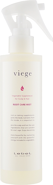 Hair Root Strengthening Mist - Lebel Viege Root Care Mist — photo N1