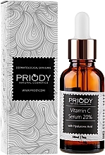 Fragrances, Perfumes, Cosmetics Face Serum - Priody Vitamin C Serum 