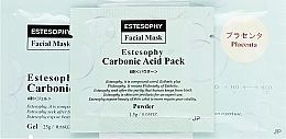 Fragrances, Perfumes, Cosmetics Carboxy Therapy Face Mask with Placenta - Estesophy Carbonic Acid Pack Placenta