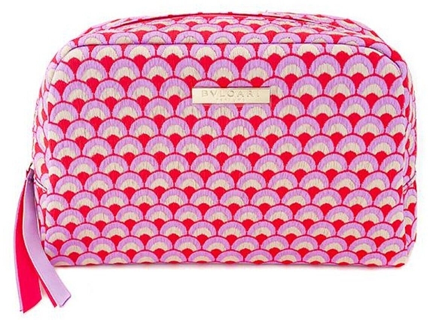 Cosmetic Bag, pink - Bvlgari Omnia Pouch 2022 Pink & Red — photo N1