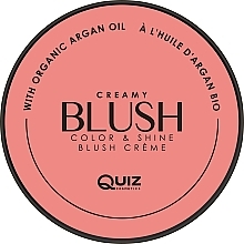 Fragrances, Perfumes, Cosmetics Cream Blush - Quiz Cosmetics Creamy Blush Compact Powder