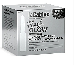 Fragrances, Perfumes, Cosmetics Face Ampoules with Radiant Effect - La Cabine Flash Glow Ampoules