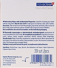 Antibacterial Cleansing Wipes - Novaclear Hands Clear Refreshing Wipe With Antibacterial Properties — photo N2