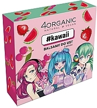 Fragrances, Perfumes, Cosmetics Lip Balm Set - 4organic #Kawaii (lip balm/3x5g)