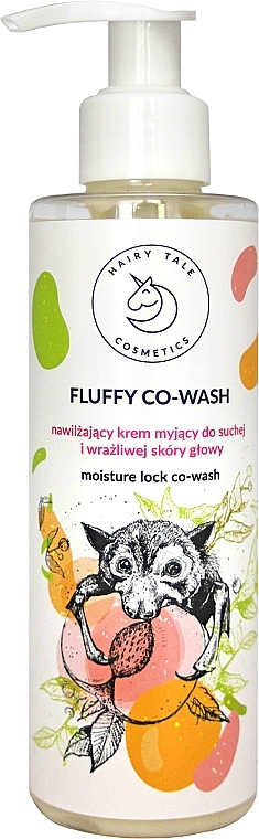 Moisturizing Cream Wash for Dry & Sensitive Scalp - Hairy Tale Fluffy Co-Wash — photo N1