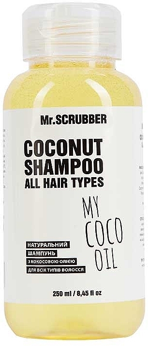 Natural Shampoo with Coconut Oil - Mr.Scrubber My Coco Oil All Hair Type Coconut Shampoo — photo N1