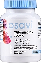 Vitamin D3 2000 Capsules - Osavi — photo N1