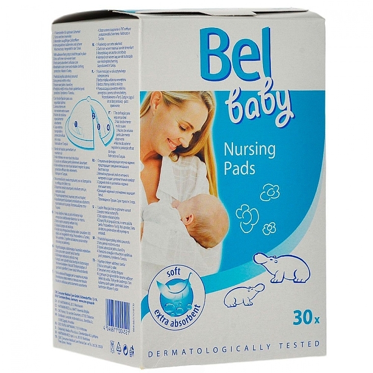 Nursing Pads, 30 pcs - Bel Baby Nursing Pads — photo N2