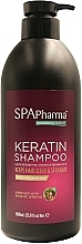 Fragrances, Perfumes, Cosmetics Keratin & Jericho Rose Shampoo - Spa Pharma Keratin Shampoo Enriched With Rose Of Jerycho