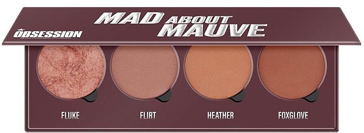 Blush Palette - Makeup Obsession Mad About Mauve — photo N1