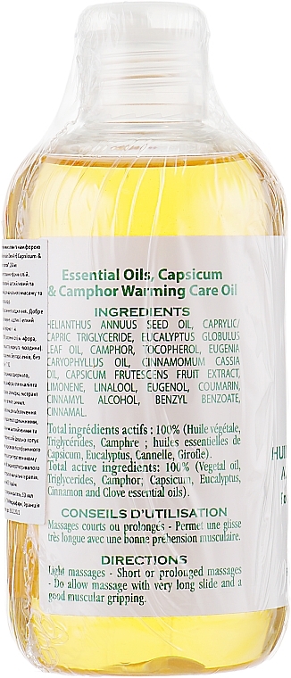 Oleo-K Care Oil with Essential Oils & Camphor "Intensive Warming" - Medicafarm Huile Camphree Au Capsicum — photo N5