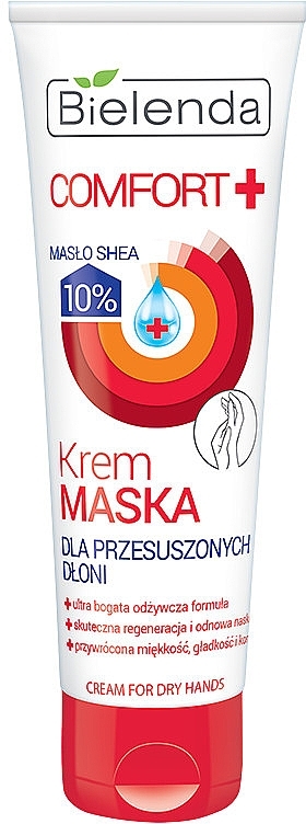 Dry Hand Cream-Mask - Bielenda Comfort Cream Mask For Dry Hands — photo N2