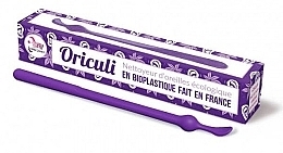 Reusable Bioplastic Cotton Bud, purple - Lamazuna Oriculi — photo N1