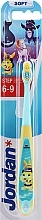 Fragrances, Perfumes, Cosmetics Kids Toothbrush, Step 3 (6-9) soft, yellow and blue, with bunny - Jordan