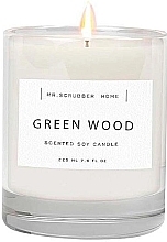 Fragrances, Perfumes, Cosmetics Mr.Scrubber Green Wood - Scented Candle