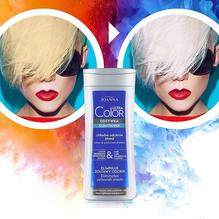 Bleached & Gray Hair Conditioner - Joanna Ultra Color System — photo N2