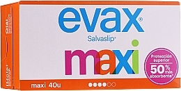 Fragrances, Perfumes, Cosmetics Pantyliners "Maxi", 40 pcs - Evax Salvaslip
