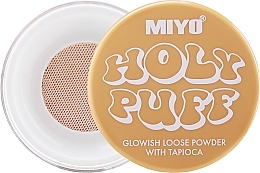 Loose Powder with Tapioca - Miyo Holy Puff Glowish Loose Powder With Tapioca — photo N2