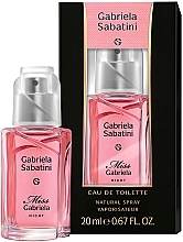 Fragrances, Perfumes, Cosmetics Gabriela Sabatini Miss Gabriela Night - Eau de Toilette (tester with cap)