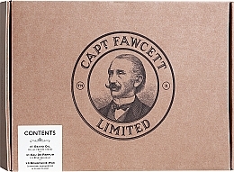 Captain Fawcett Original - Set (edp/50ml + beard/oil/50ml + wax/3x15ml) — photo N1