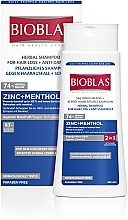 Anti-Hair Loss and Dandruff Shampoo - Bioblas Zinc Pyrithione Against Hair Loss And Dandruff Shampoo — photo N1