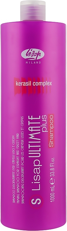 Smoothing Shampoo for Straight and Curly Hair - Lisap Milano Ultimate Plus Taming Shampoo — photo N2