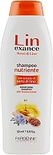 Delicate Shampoo for All Hair Types with Linen Seed Extract - Parisienne Italia Lin Exance Shampoo — photo N1