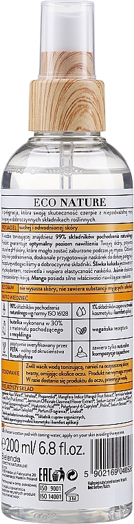 Face Tonic - Bielenda Eco Nature Kakadu Plum, Jasmine and Mango — photo N2