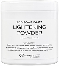Hair Bleaching Powder - Grazette Add Some Colour White Lightening Powder — photo N1