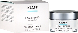 Fragrances, Perfumes, Cosmetics Day and Night Cream "Hyaluronic" - Klapp Hyaluronic Day & Night Cream