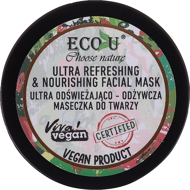 Ultra-Refreshing Nourishing Face Mask - Eco U Choose Nature Ultra Refreshing&Nourishing Face Mask — photo N1