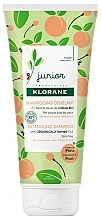 Peach Shampoo - Klorane Junior Peach Detangling Shampoo — photo N4