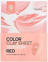 Fragrances, Perfumes, Cosmetics Clay Sheet Mask - G9Skin Color Clay Sheet Tension Red